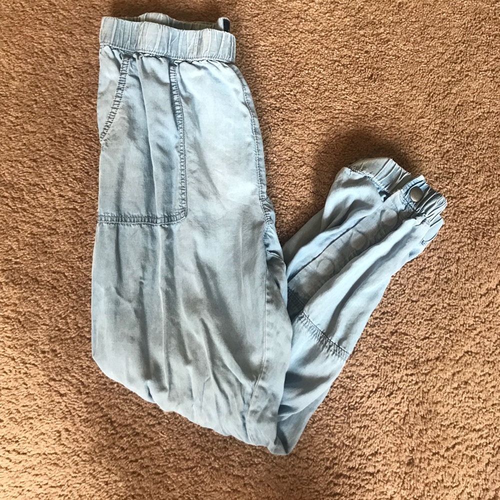 Denim American eagle joggers